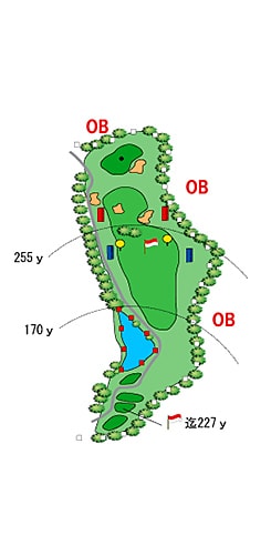 OUTコース HOLE 04 / Par 5