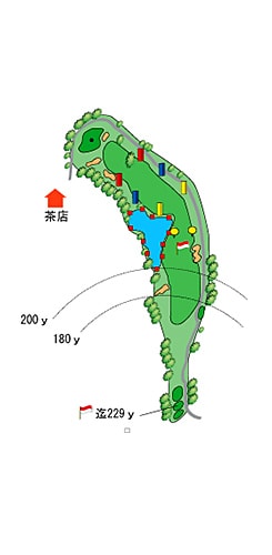 OUTコース HOLE 05 / Par 4