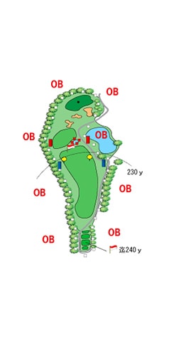 INコース HOLE 06 / Par 4