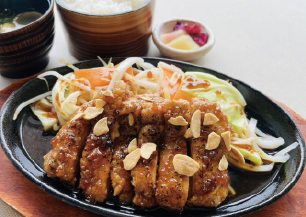 鶏しょうが焼き膳